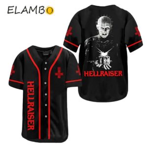 Hellraiser Horror Movie Character Halloween Baseball Jersey Shirt Printed Thumb