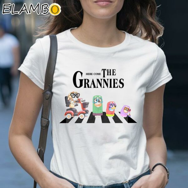 Here Come The Grannies Bluey Shirt Mothers Day Gifts