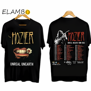 Hozier Unreal Unearth Tour Merch Graphic Tee Shirt