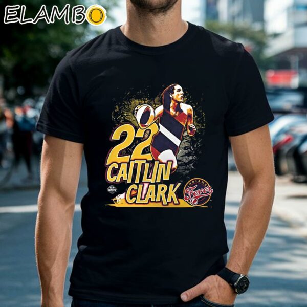 Indiana Fever Caitlin Clark Stadium Run Through 2024 WNBA Draft Shirt Black Shirts Shirt