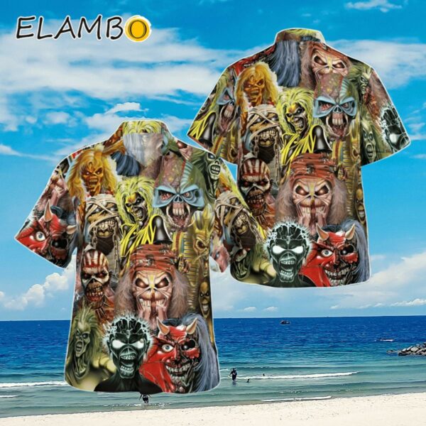 Iron Maiden Big Fan Eddie Hawaii Shirt Aloha Shirt Aloha Shirt