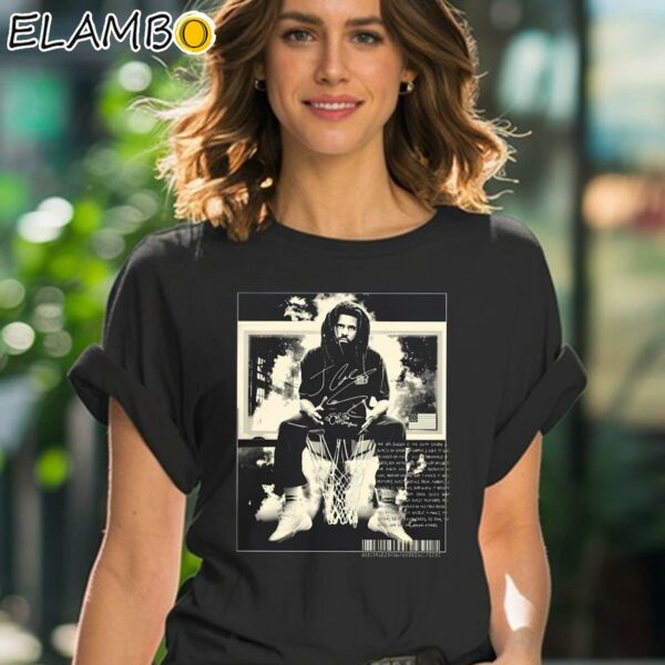 J Cole Blur Tour 2024 Vintage Graphic Tee Shirt Black Shirt 41