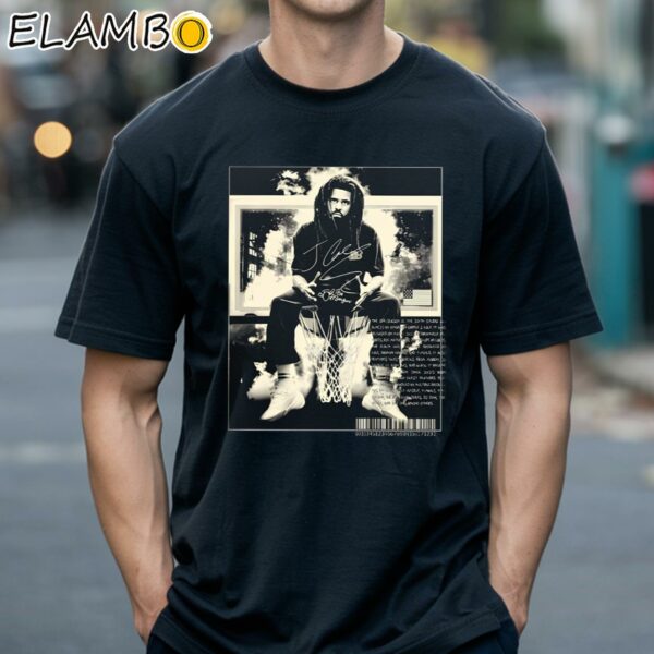 J Cole Blur Tour 2024 Vintage Graphic Tee Shirt Black Shirts 18