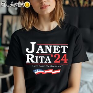 Janet And Rita for President 2024 Shirt Black Shirt Shirt