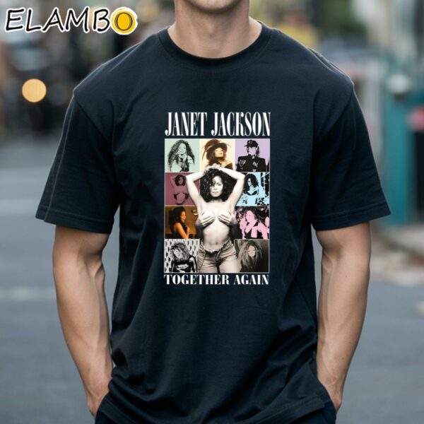 Janet JacksonTogether Again Tour Shirt Black Shirts 18