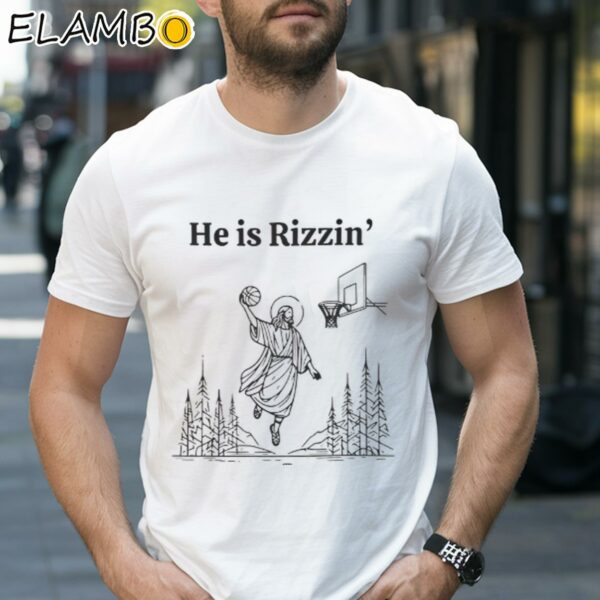 Jesus Is Rizzen Basketball Shirt