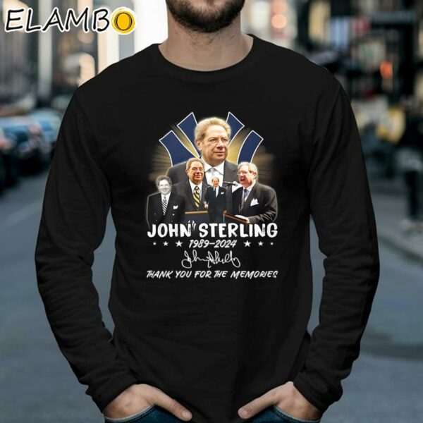 John Sterling 1989 2024 Thank You For The Memories Shirt Longsleeve 39
