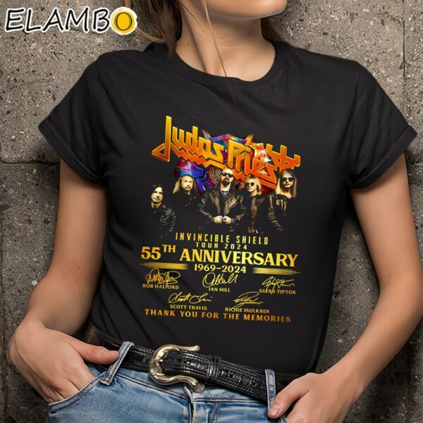 Judas Priest Invincible Shield Tour 2024 55th Anniversary 1969 2024 Thank You For The Memories Shirt Black Shirts 9