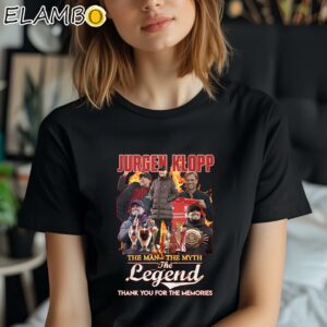 Jurgen Klopp The Man The Myth The Legend Thank You For The Memories Shirt Black Shirt Shirt