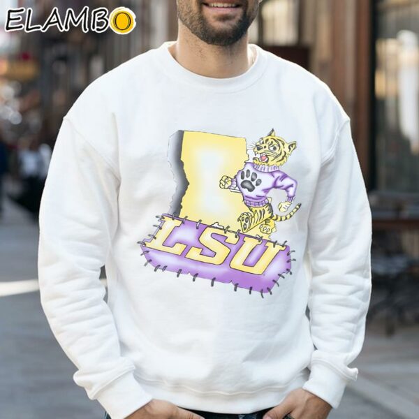 LSU Tigers Cactus Jack Travis Scott Collab With Fanatics Mitchell And Ness Jack Goes Back Collection Shirt Sweatshirt 32