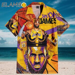 LeBron James Lakers Crowned Legacy Hawaiian Shirt Aloha Shirt Aloha Shirt