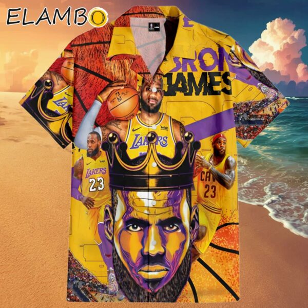 LeBron James Lakers Crowned Legacy Hawaiian Shirt Hawaaian Shirt Hawaaian Shirt