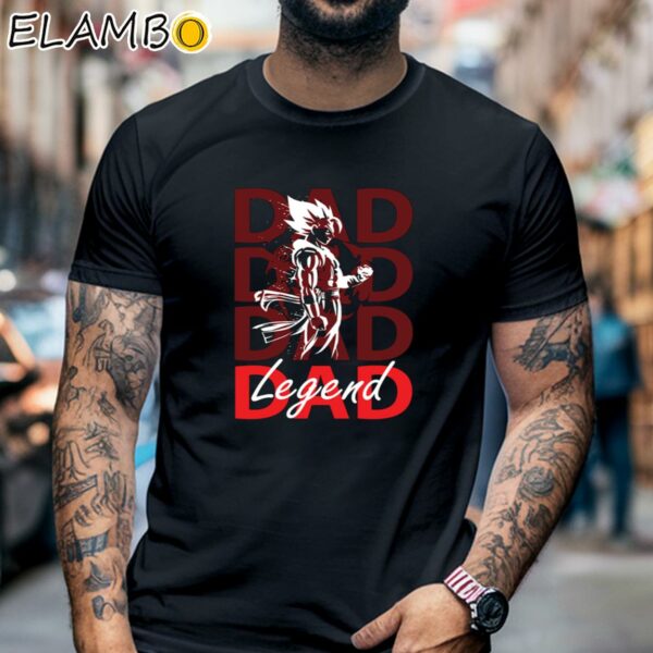 Legend Dad Dragon Ball Z Fathers Day Shirt Black Shirt 6