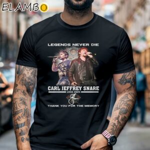 Legends Never Die Carl Jeffrey Snare 1959 2024 Thank You For The Memory T Shirt Black Shirt 6