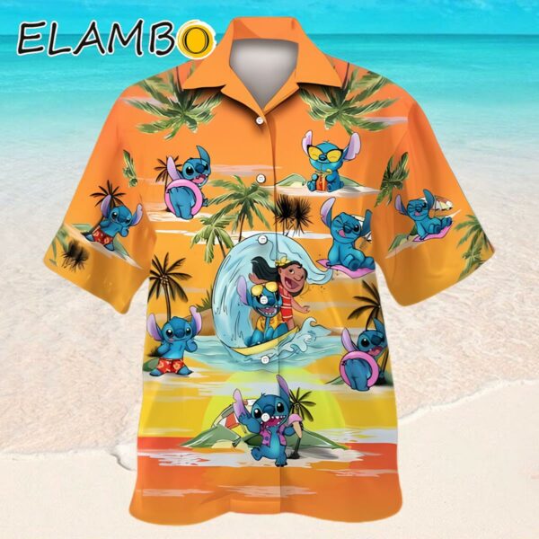 Lilo And Stitch Palm Tree Disney Hawaiian Shirt Hawaaian Shirt Hawaaian Shirt