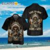 Live To Ride Skull Biker Native American Motorcycle Hawaiian Shirt Aloha Shirt Aloha Shirt