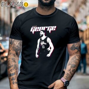 Los Angeles Clippers Paul George Number 13 Professional Player Shirt Black Shirt 6