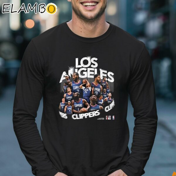 Los Angeles Clippers Playoffs 2024 ALL Hands Roster Shirt Longsleeve 17
