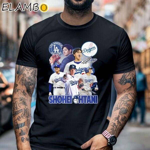 Los Angeles Dodgers Shohei Ohtani Shirt Black Shirt 6