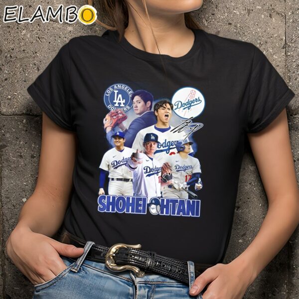 Los Angeles Dodgers Shohei Ohtani Shirt Black Shirts 9