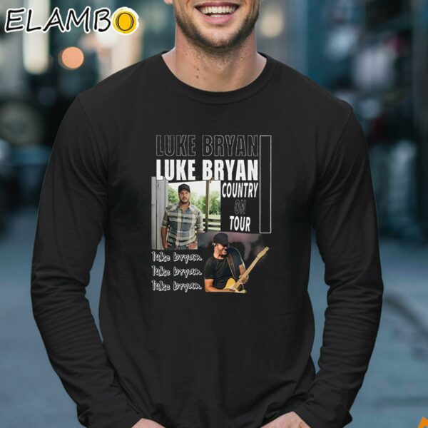 Luke Bryan Vintage Country on Tour Tracklist Shirt Luke Bryan Concert Longsleeve 17