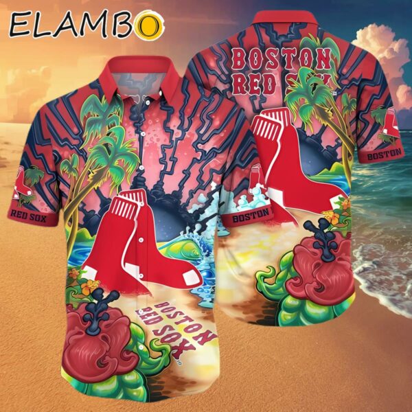MLB Boston Red Sox Hawaiian Shirt Diamond Dreamscape For Sports Fans Hawaaian Shirt Hawaaian Shirt