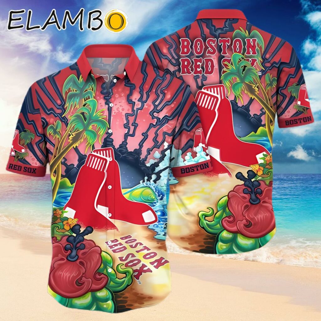 MLB Boston Red Sox Hawaiian Shirt Diamond Dreamscape For Sports Fans