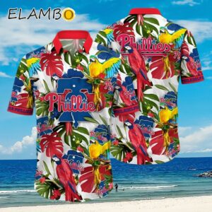 MLB Philadelphia Phillies Flower Tropical Summer Hawaiian Shirt Aloha Shirt Aloha Shirt