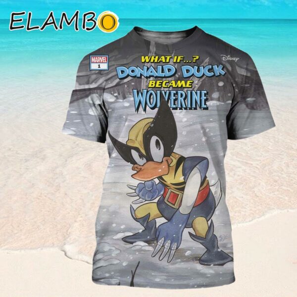 Marvel Disney What If Donald Duck Became Wolverine 3D Shirt Hawaaian Shirt Hawaaian Shirt