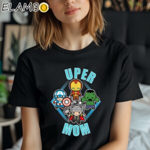 Marvel Kawaii Team Super Mom Shirts For Mothers Day Black Shirt Shirt