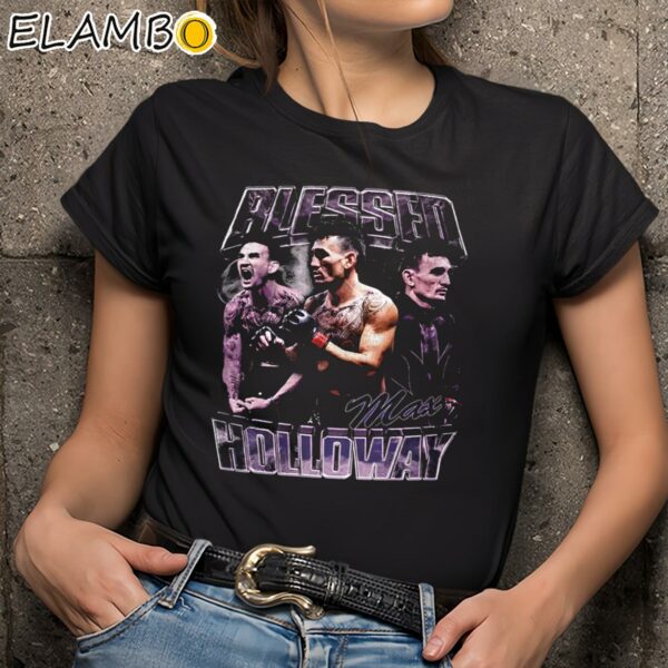 Max Holloway UFC Vintage Graphic Shirt Black Shirts 9