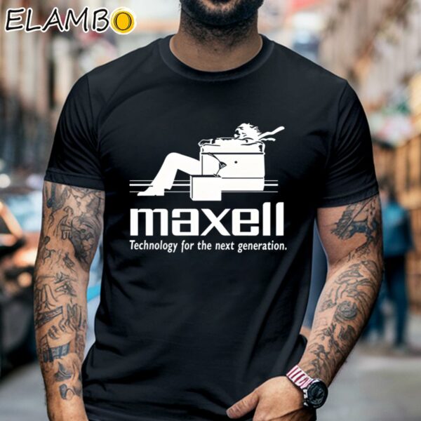 Maxell Speakers Retro Shirt Black Shirt 6
