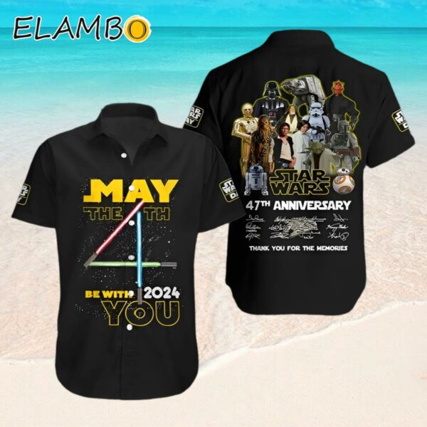 May The 4th Be With You Star Wars 47th Anniversary Thank You For The Memories Hawaiian Shirt Hawaaian Shirt Hawaaian Shirt