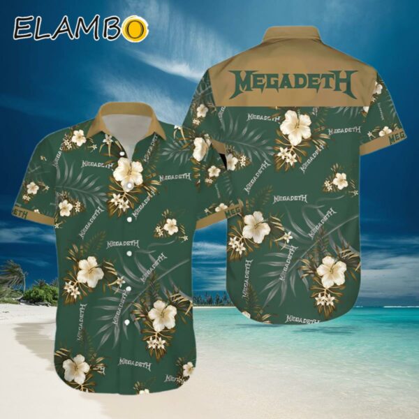 Megadeth Band Tropical Hawaiian Shirt Aloha Summer Beach Party Holiday Hawaiian Hawaiian