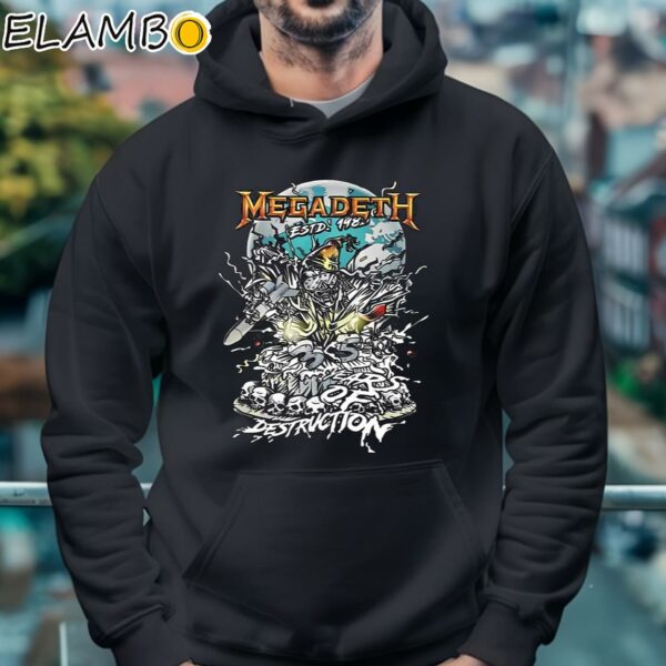 Megadeth Estd 1983 Years Of Destruction Skeleton Shirt Hoodie 4