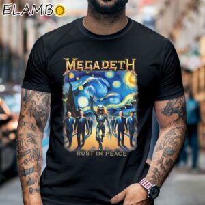Megadeth Rust In Peace Van Gogh Shirt Black Shirt 6