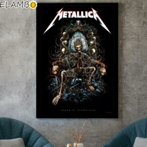 Metallica 72 Season Poster Crown of Barbed Wire Wall Art Printed Printed