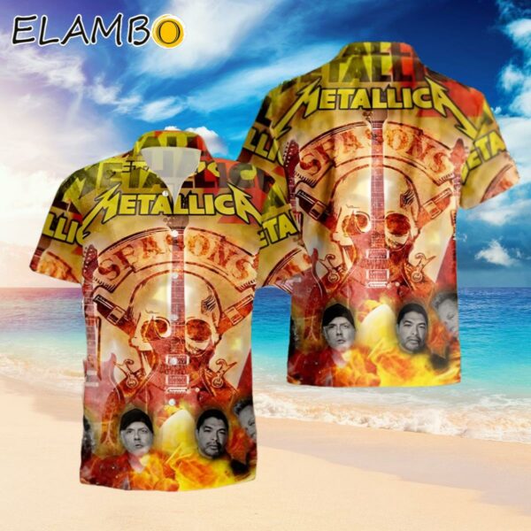 Metallica 72 Seasons Fan Summer Fan Gifts Hawaiian Shirt Hawaiian Hawaiian