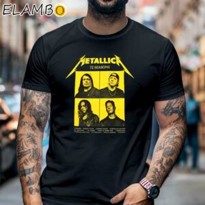 Metallica 72 Seasons Four Faces Shirt Black Shirt 6