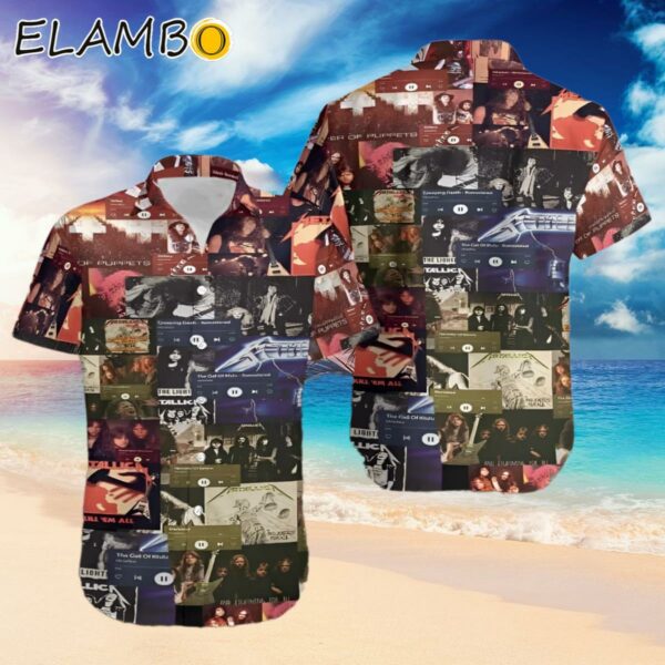 Metallica Album Collection Summer Fan Gifts Hawaiian Shirt Hawaiian Hawaiian