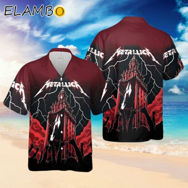 Metallica Miami Concert Hawaiian Shirt Summer Beach Hawaiian Hawaiian