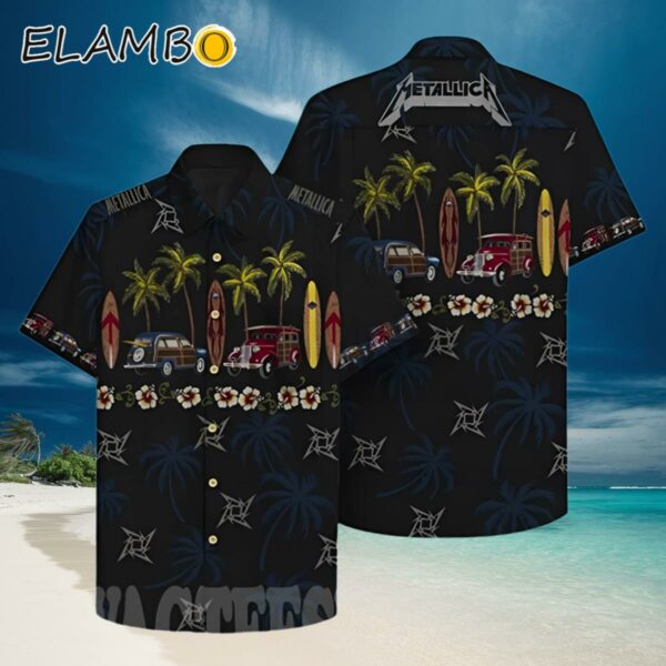 Metallica New Style Summer Hawaiian Shirt Black Hawaiian Shirt Hawaiian Hawaiian
