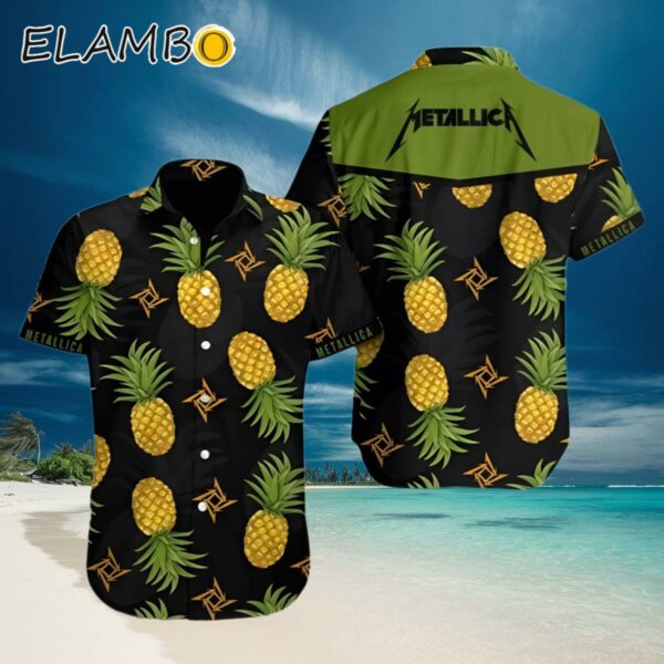 Metallica Pineapple Metallica Tour Hawaiian Shirt Hawaiian Hawaiian