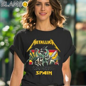 Metallica Spain 2024 Tour Music Shirt Black Shirt 41