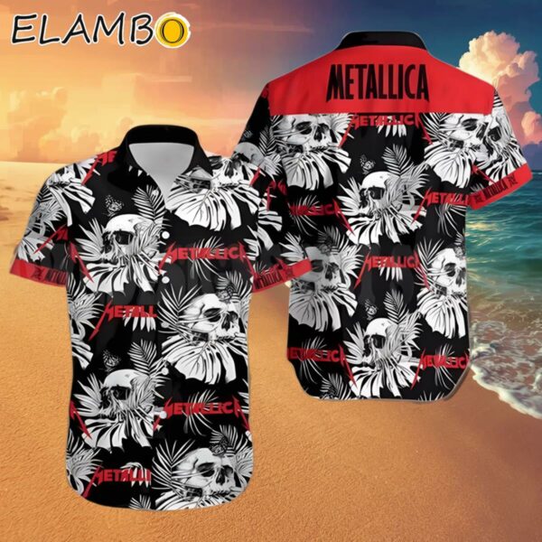Metallica Tropical Flower Hawaiian Shirt Music Gifts Hawaaian Shirt Hawaaian Shirt