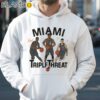 Miami Heat Mashup Triple Threat Tee Shirt Sports Gifts Hoodie 35