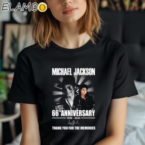Michael Jackson 66th Anniversary 1958 2024 Thank You For The Memories Shirt Black Shirt Shirt