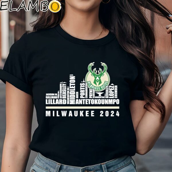 Milwaukee Bucks Basketball Shirt Black Shirts Shirt