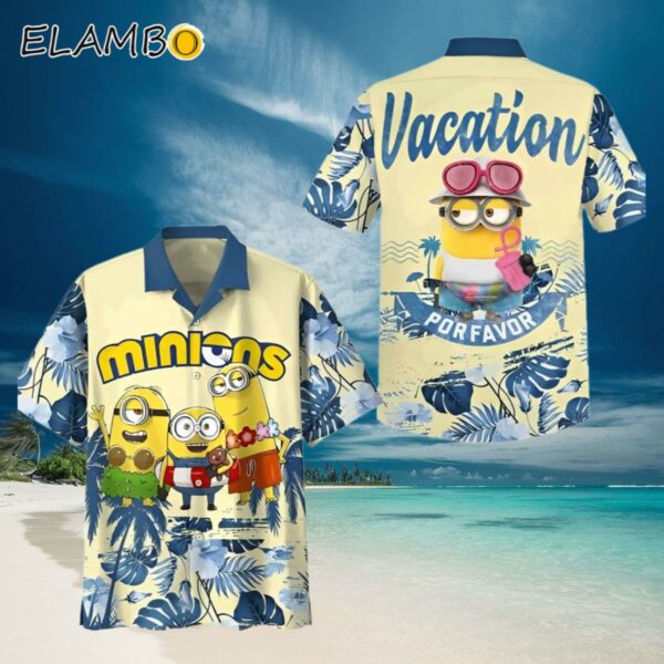 Minions Vacation Por Favor Hawaiian Shirt Hawaiian Hawaiian