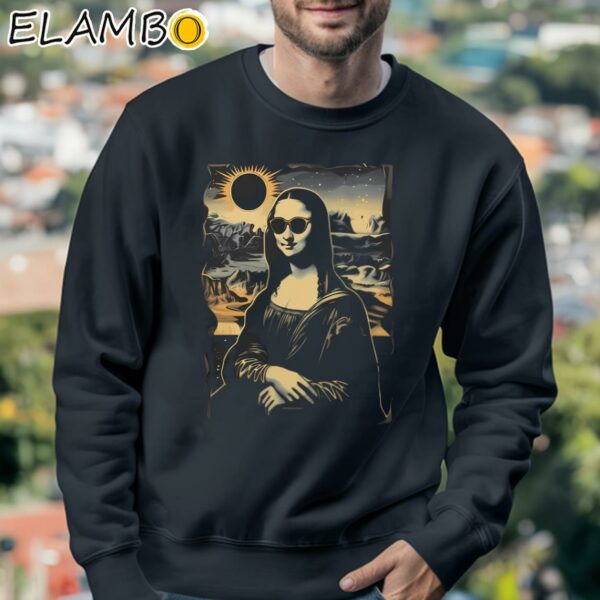 Mona Lisa Solar Eclipse 2024 Shirt Sweatshirt 3